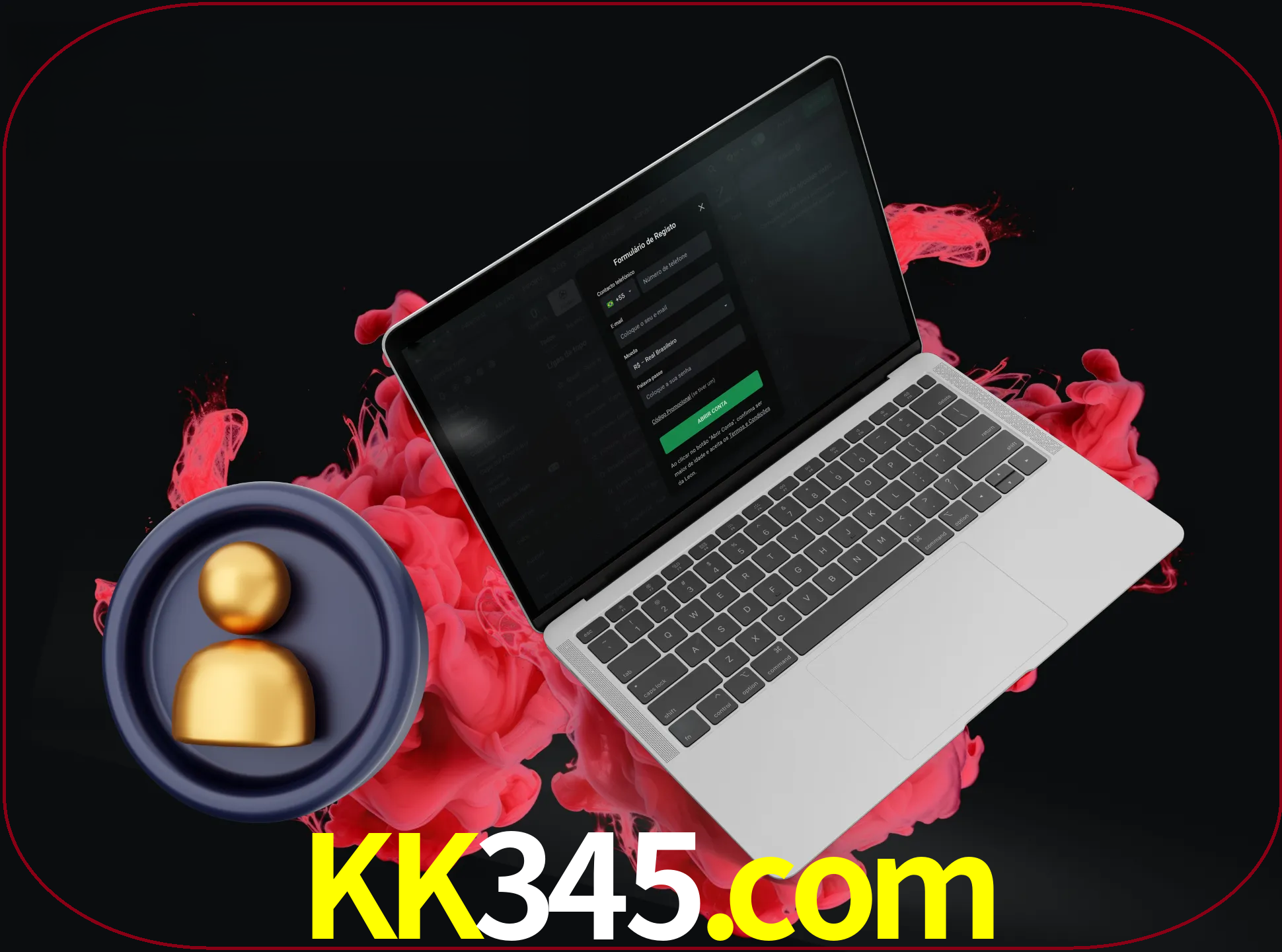 No cabeçalho do site kk345, clique no botão que o levará a um formulário especial onde terá de introduzir as suas informações actuais.